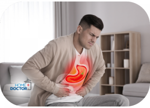 Wrzody żołądka i dwunastnicy – przyczyny, objawy i leczenie mężczyzna krzywi się z bólu